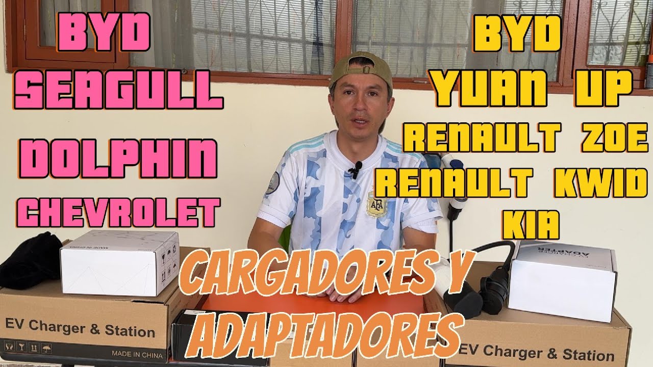 ADAPTADORES Y CARGADORES PORTÁTILES BYD SEAGULL, YUAN UP,  RENAULT, KIA, CHEVROLET, BMW, E HÍBRIDOS