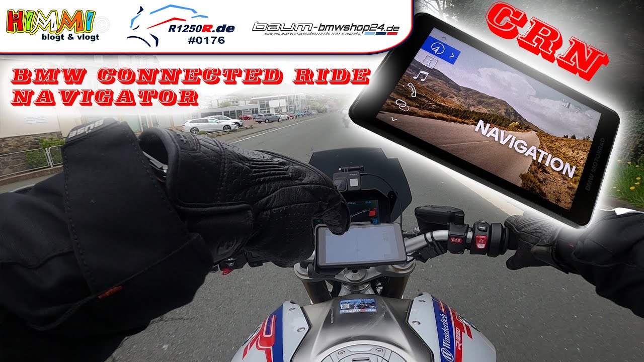 BMW CRN - Connected Ride Navigator - Installation & Inbetriebnahme @baum-bmwshop24  #motovlog 176