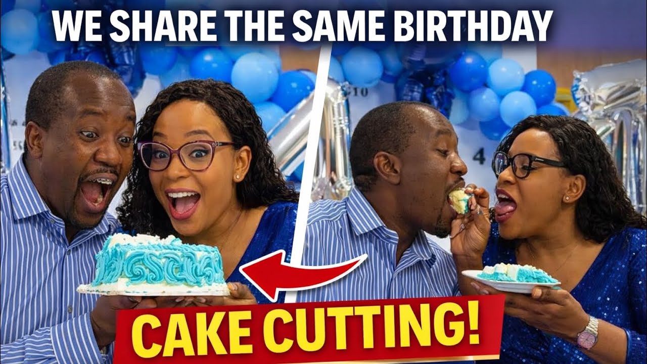 Part 2: Cutting Our Birthday Cake | Mama Good Vibes Homemade Cake | 47 & 48 Celebration