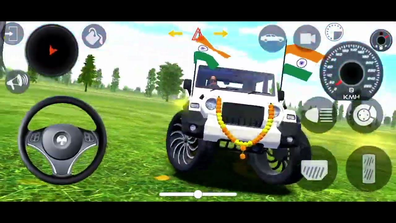 Dollar song gadi vali game CAR SIMULATOR GAME 3D OFFLINE VIDEOS white thar modified and 