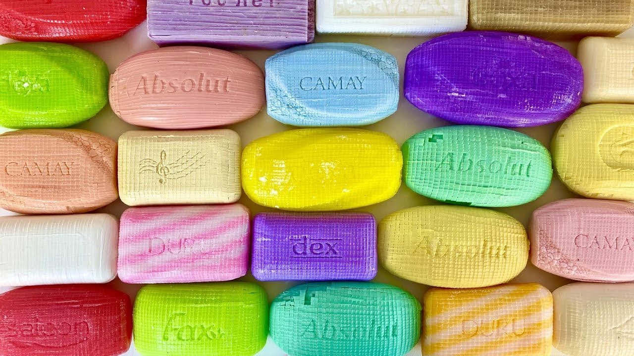 ASMR Soap Cubes. Soap Cutting. Резка мыла кубиками. Satisfying soap video.
