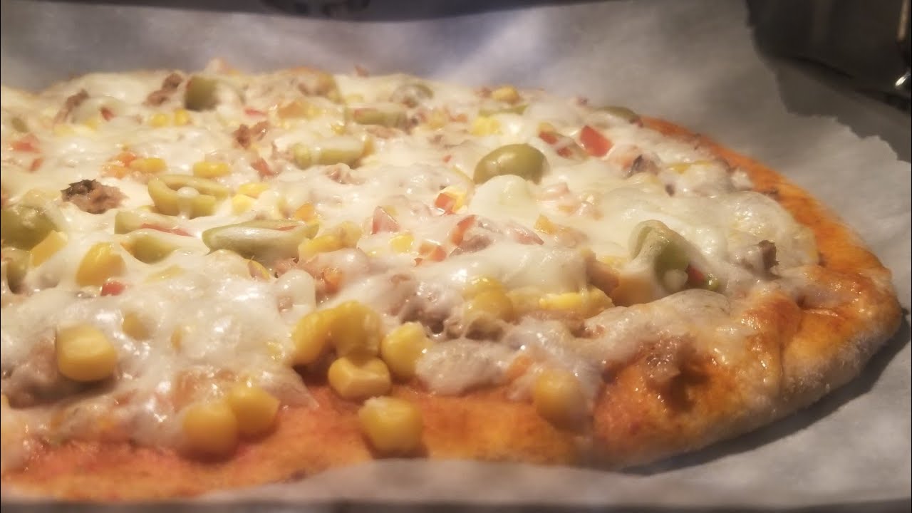 Цельнозерновая пицца/Пицца с тунцом/whole grain tuna pizza