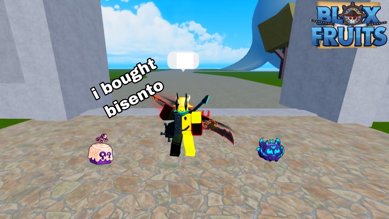 i bought bisento in blox fruits | ROBLOX