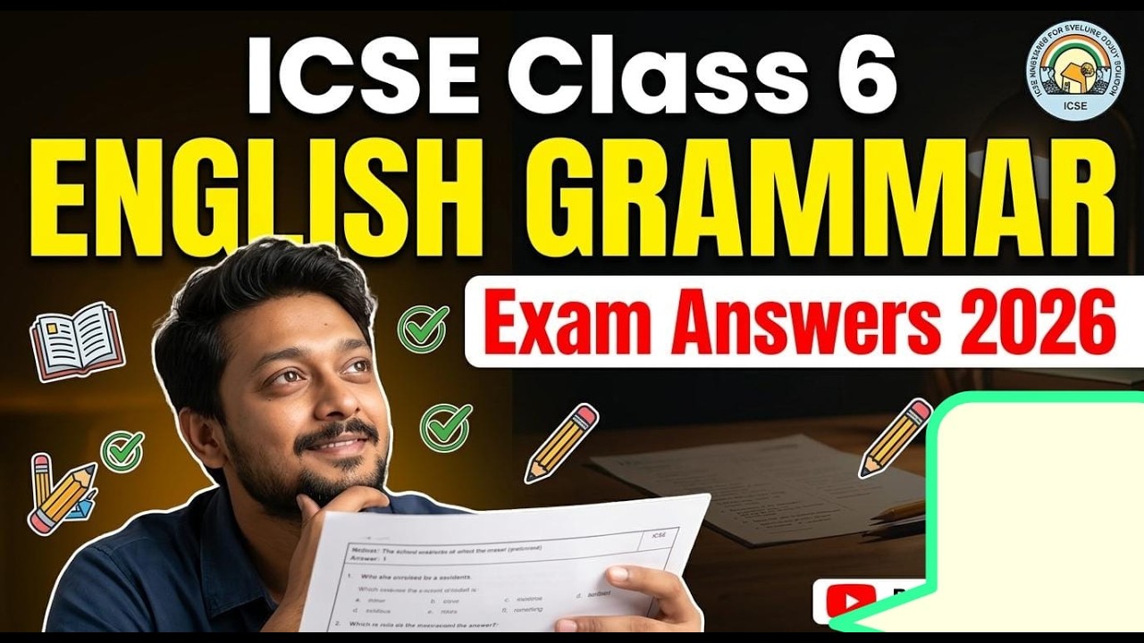ICSE CLASS 6 ENG GRAMMAR ANSWER KEY