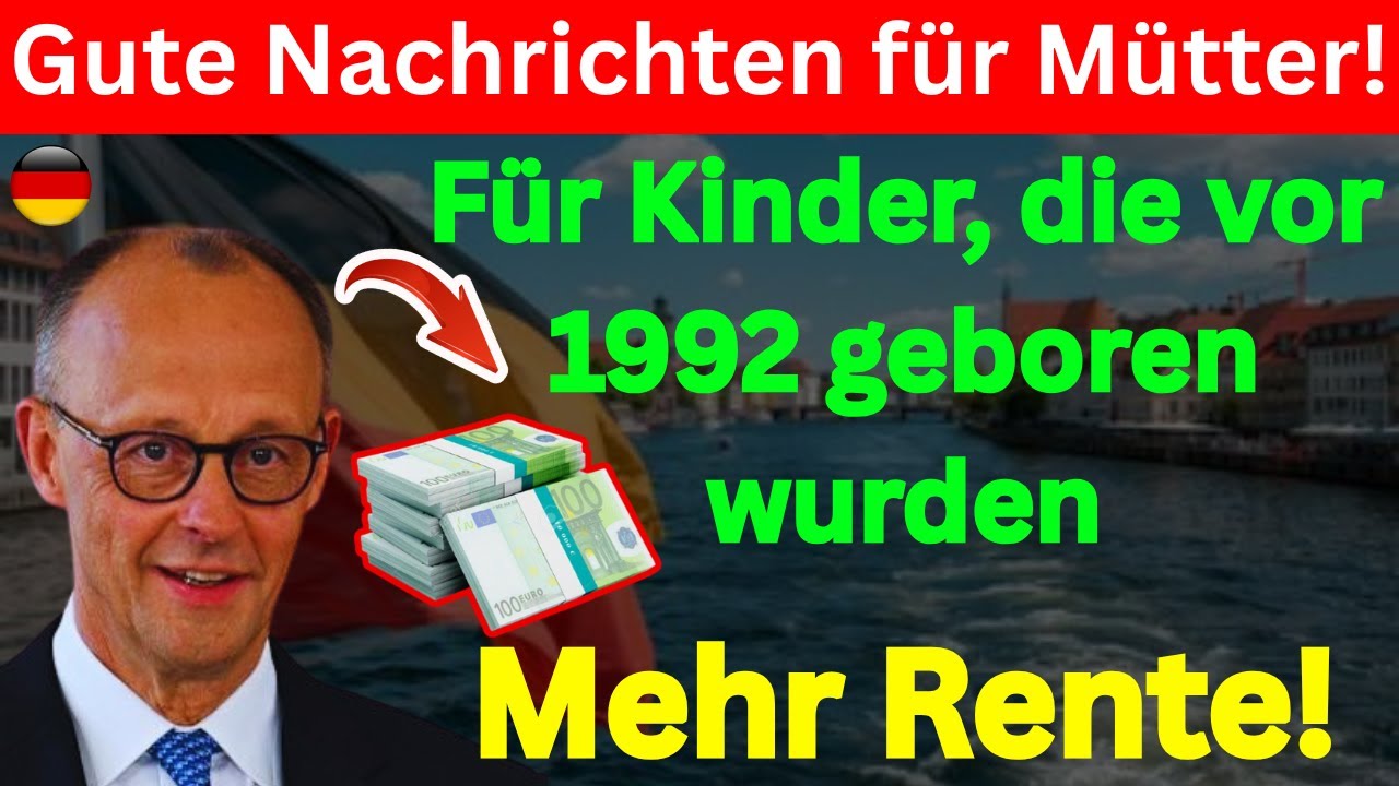 M&uuml;tterrente 2025: Das &auml;ndert sich f&uuml;r M&uuml;tter mit Kindern vor 1992!