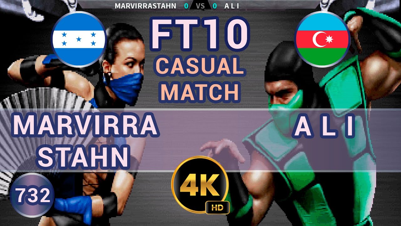 UMK3 - 🇭🇳 MARVIRRASTAHN vs A L I 🇦🇿 FT10 / 4K 60 FPS #umk3 #ultimatemortalkombat3 #t99h #fightcade