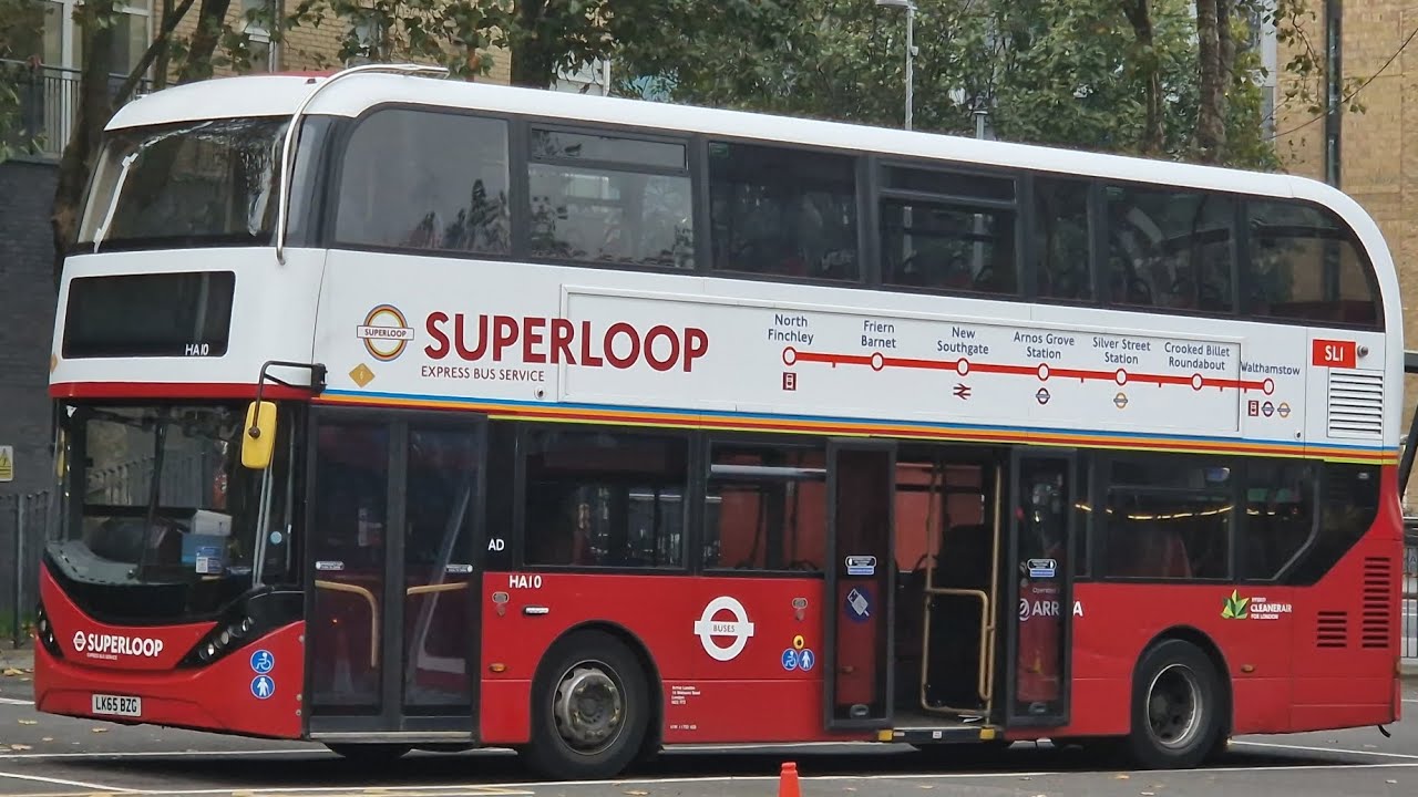 *Thrash* | Arriva London HA10 LK65BZG Superloop Bus Route SL1 | ADL Enviro 400City Hybrid Euro 6