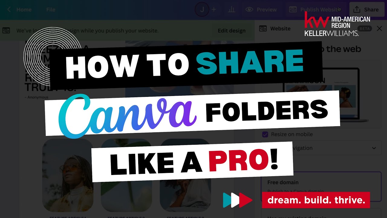 How to Share Canva Folders Like a Pro!