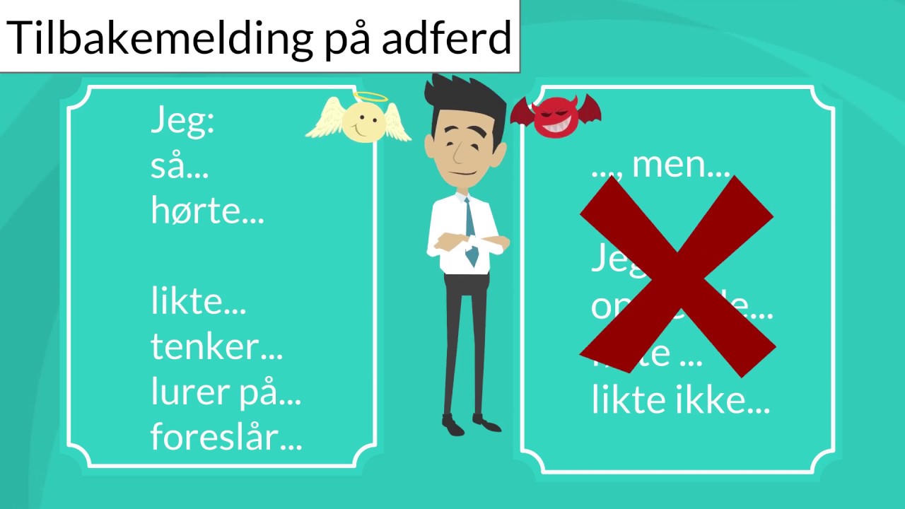 Tilbakemeldinger på adferd - på en ålreit måte