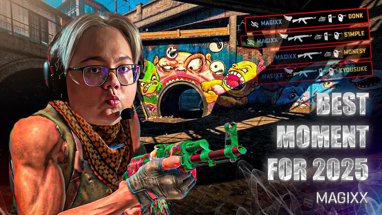 ЛУЧШИЕ МОМЕНТЫ MAGIXX''A ЗА 2025 ГОД! С НОВЫМ ГОДОМ! (CS2) #magixx #cs2 #cs #donk