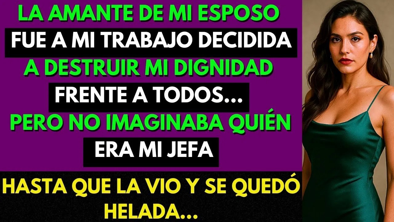 La Amante de Mi Esposo Me Humilló En El Trabajo, Pero Se Congeló Al Descubrir Quién Era Mi Jefa.