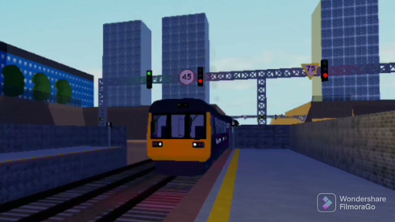 Trainspotting at Wotger Central. August 10 2022. Roblox:Project Transit Train Simulator.