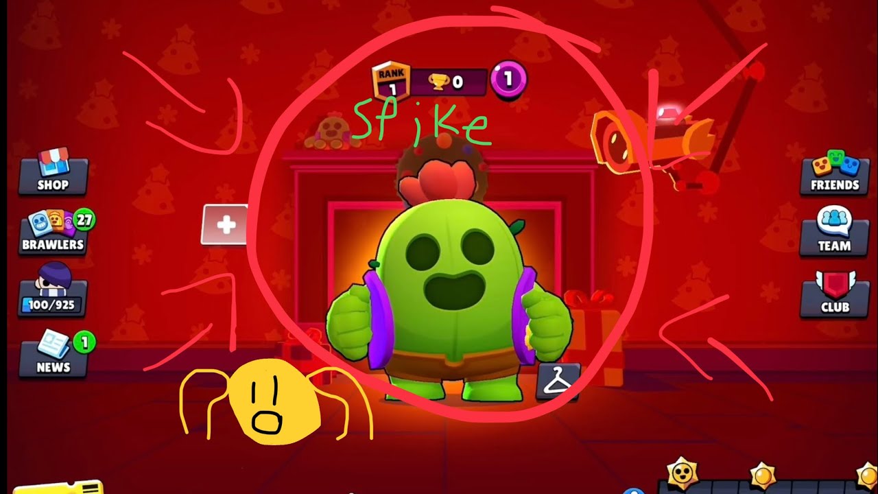 Playing as Spike for the first time | Brawl Stars