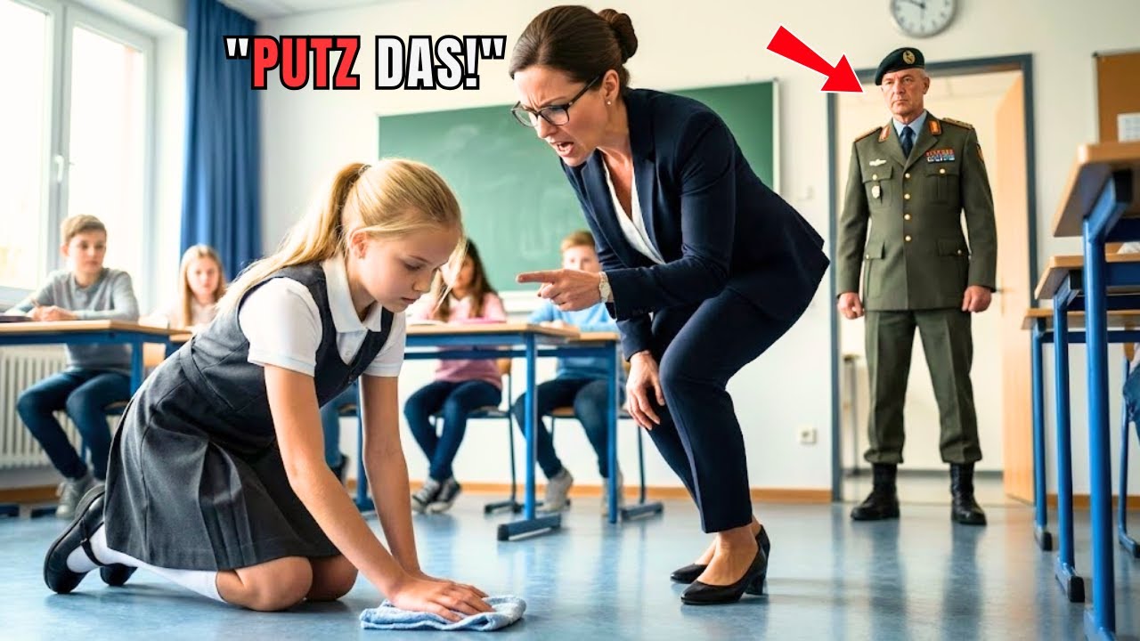 Putz das, du SKLAVIN!" – Lehrerin ahnt nicht, wer HINTER ihr steht!
