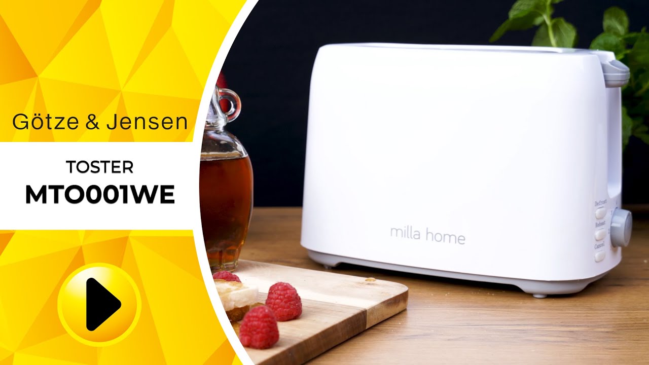 Toster Milla Home MTO001WE | Wideoprezentacja