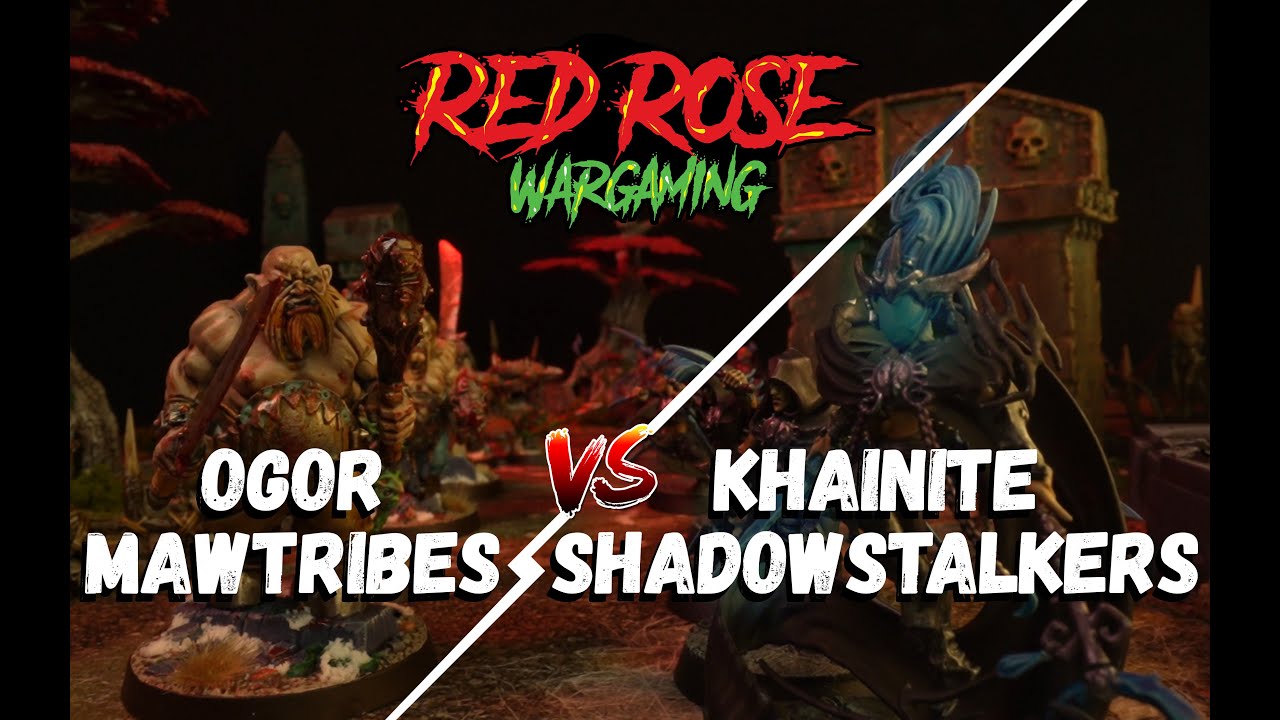 WARCRY Battle Report - KHAINITE SHADOWSTALKERS vs OGOR MAWTRIBES
