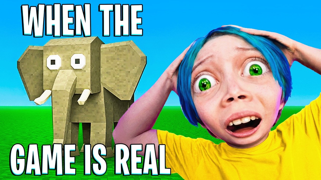 WHEN THE GAME IS REAL! 🐘😱  *só mais um jogo ESTRANHO do ROBLOX*