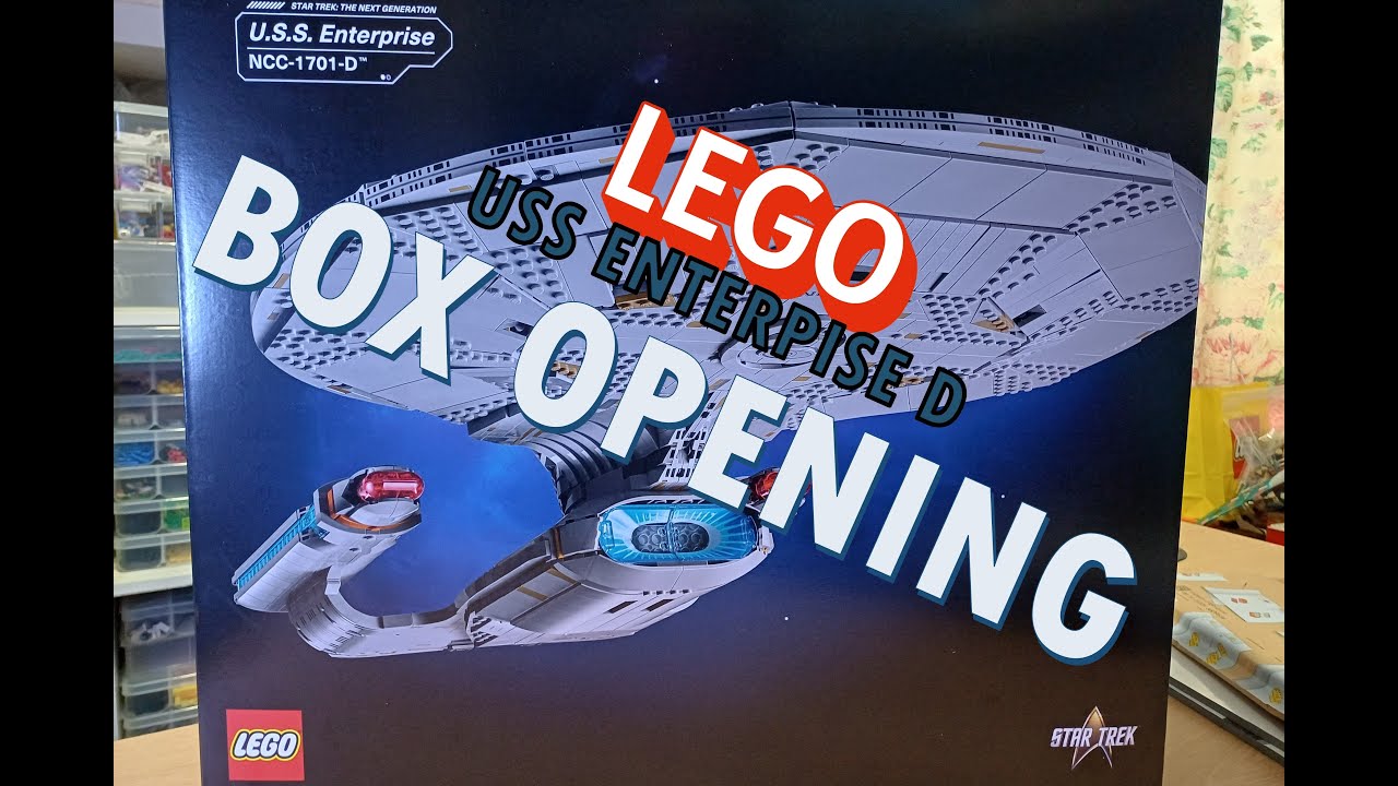 LEGO STAR TREK Unboxing the U.S.S. Enterprise D.