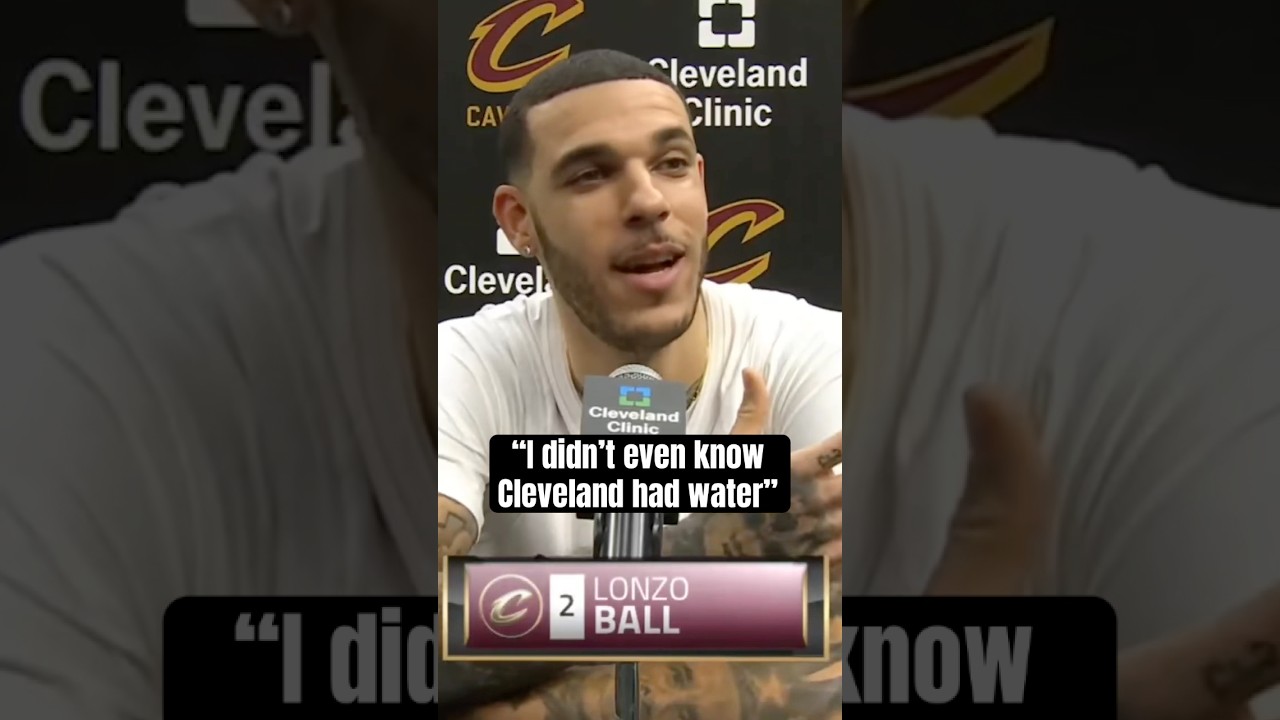 Lonzo's first impressions of Cleveland 😅