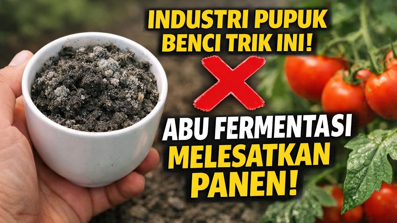 INDUSTRI PUPUK Benci Trik Ini! Secangkir Abu Fermentasi = Panen MELEDAK!