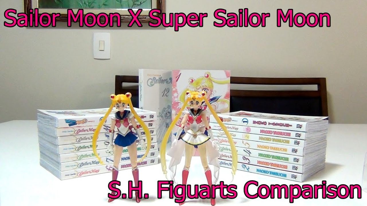 [Fe(r)eviews] Sailor Moon S.H. Figuarts Sailor Moon X Super Sailor Moon - Comparison (Comparação)