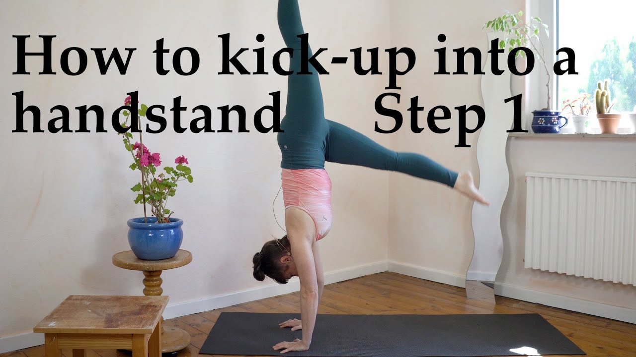 How to kick up into a handstand | Step 1