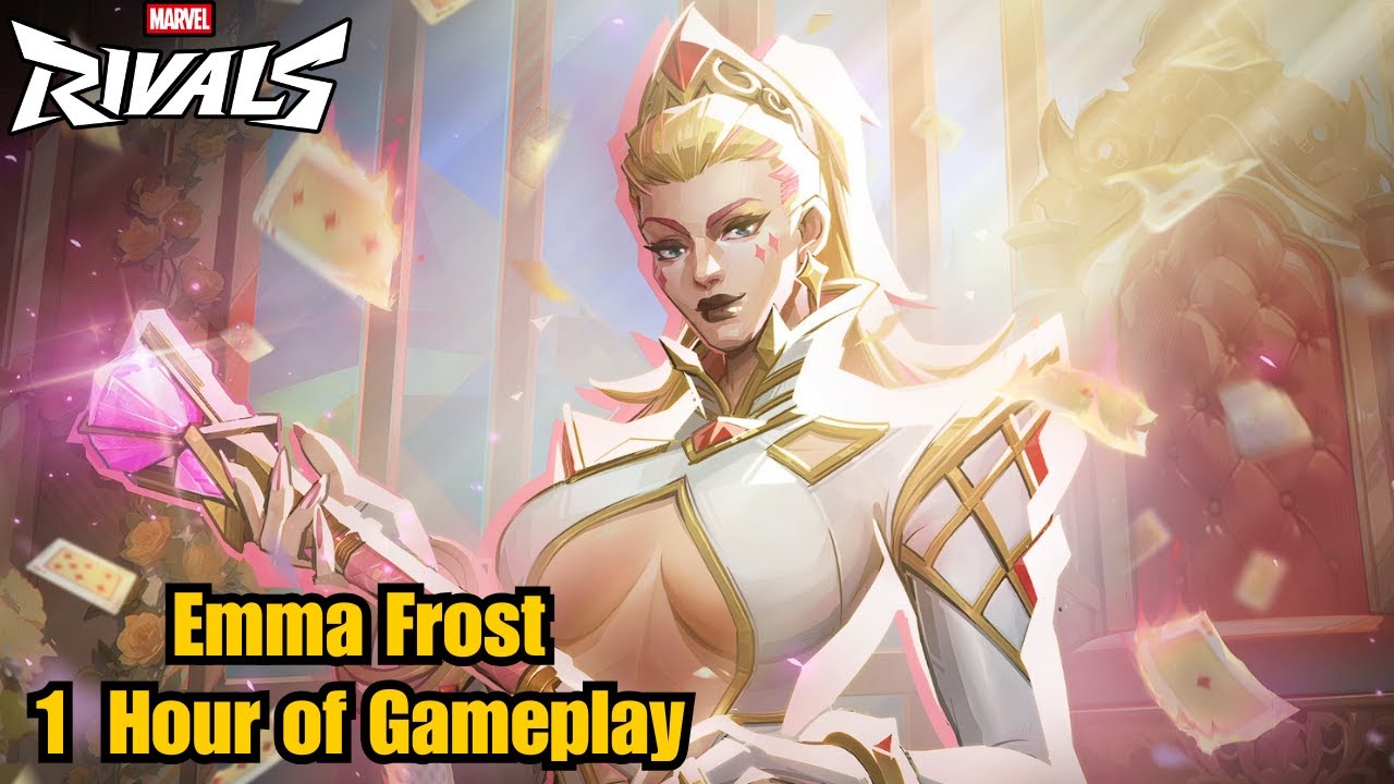 Emma Frost Queen of Diamonds 1 Hour of Gameplay | Marvel Rivals | Season 6