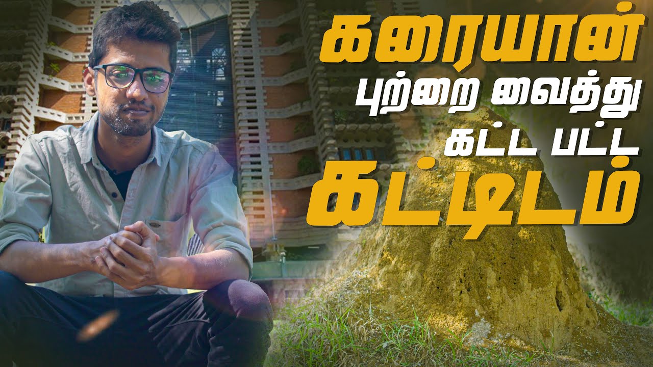 கரையான் புற்றை வைத்து கட்ட பட்ட  கட்டிடம் ! | Biomimicry #1 | LMES