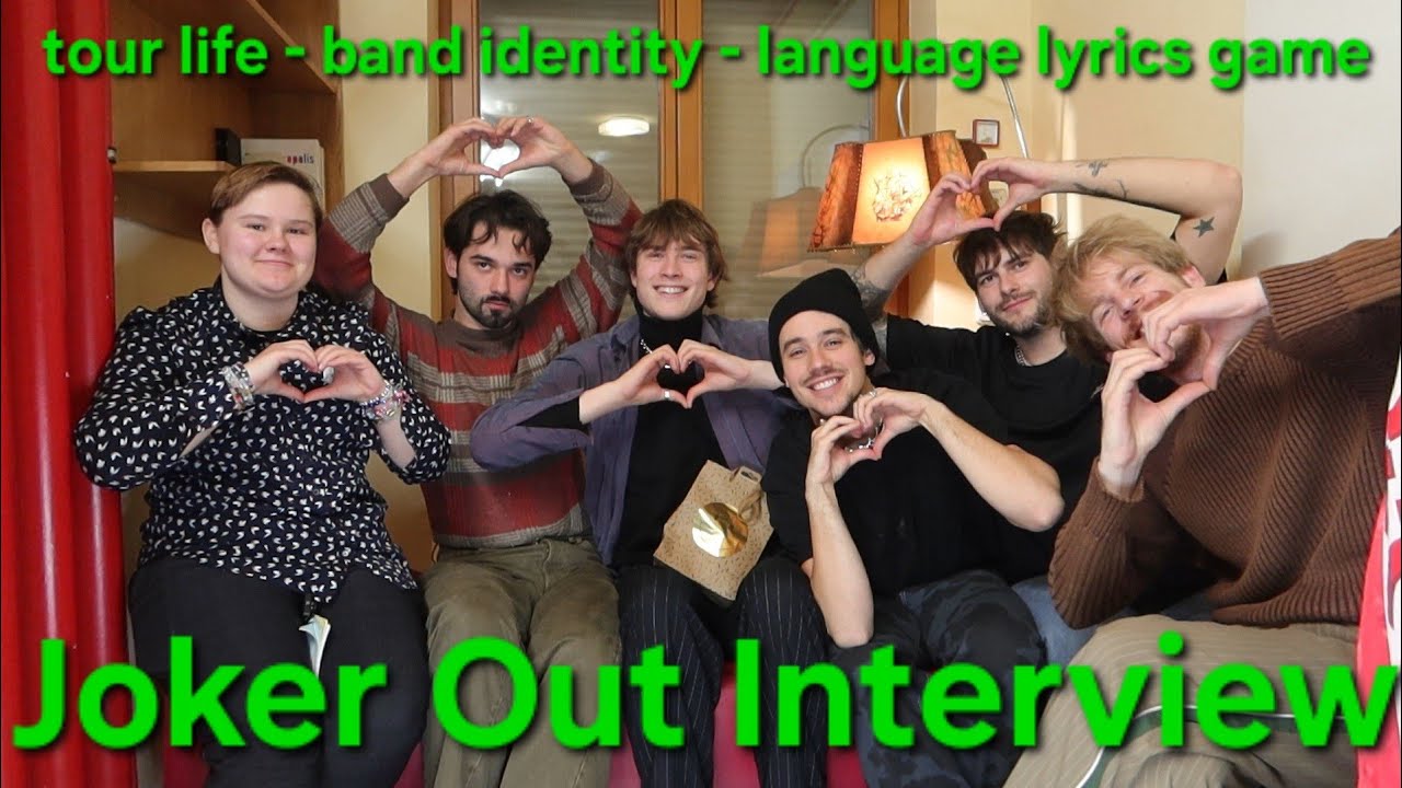 Joker Out Interview | Praha 29.11.2025 | tour life - band image - language lyrics game