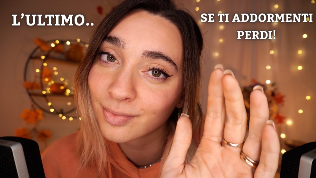 ULTIMA CHALLENGE ASMR: SE TI ADDORMENTI PERDI!