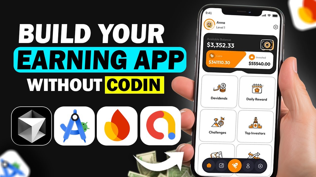Build Your Own Earning App in 2025 | Spin to Earn App Without Coding | AI + Firebase Full Tutorial