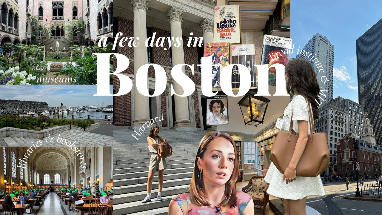 Boston vlog, presenting at Broad Institute of Harvard and MIT, museums, bookstores | PhD diaries