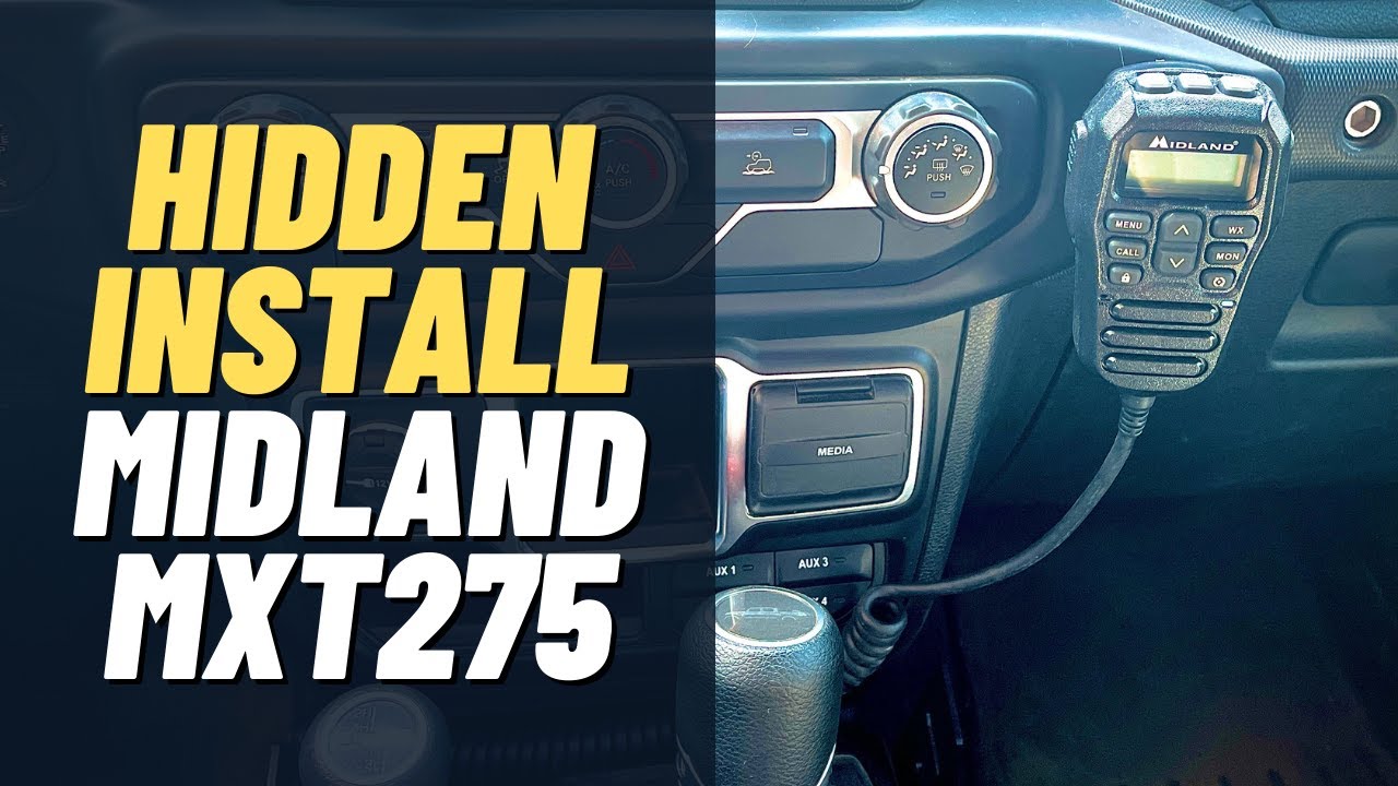 СУПЕР ЧИСТАЯ УСТАНОВКА! Двухсторонняя радиостанция Midland MXT275 GMRS — сборка Jeep JL/JT Gladia...