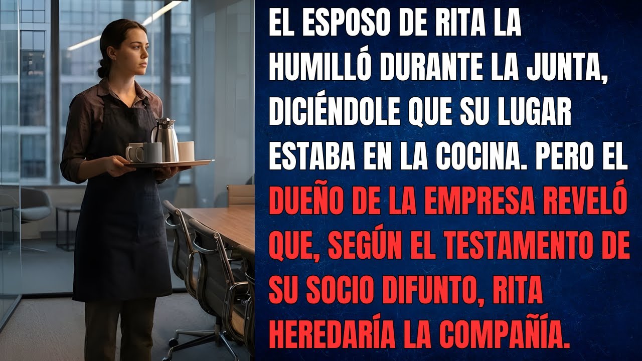 Su esposo se avergonzaba de rita y la confinaba a la cocina. Pero al entrar con café, la sorprendier