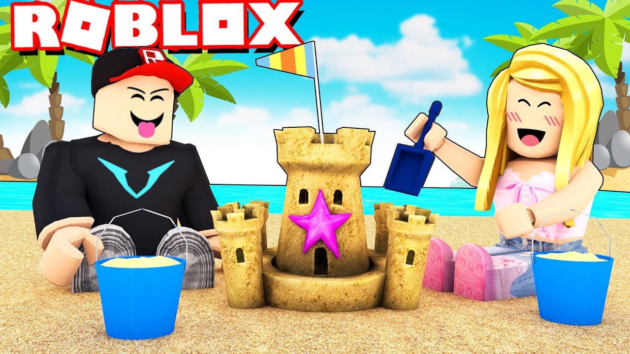 BUDUJEMY NAJWIĘKSZY ZAMEK Z PIASKU W ROBLOX?! 🏰 (Sand Castle Simulator)| BELLA I VITO