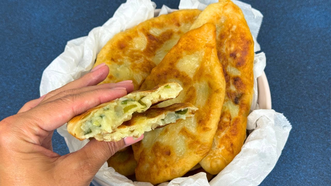 Смажені пиріжки з картоплею за 15 хвилин🥟 Fried Potato Pies in 15 Minutes