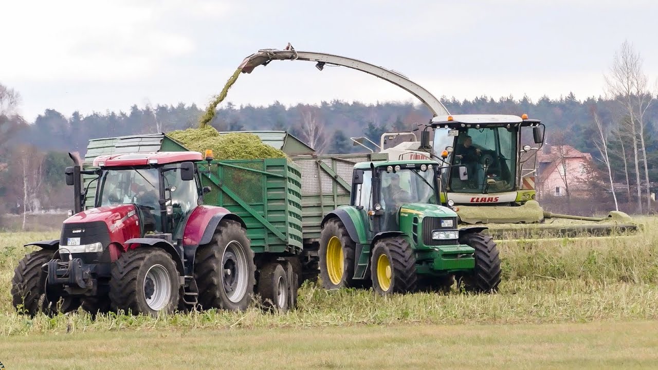 GPS Häckseln 2020 / Claas Jaguar 950 / Case 185, 200,230, und John Deere 6630