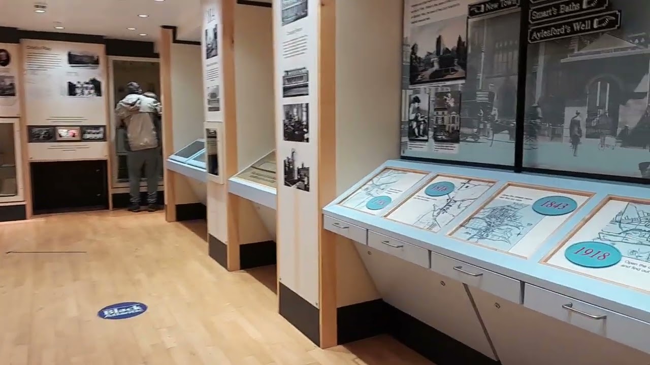 WALK THROUGH LEAMINGTON LIBRARY ROYAL PUMP ROOMS PARADE