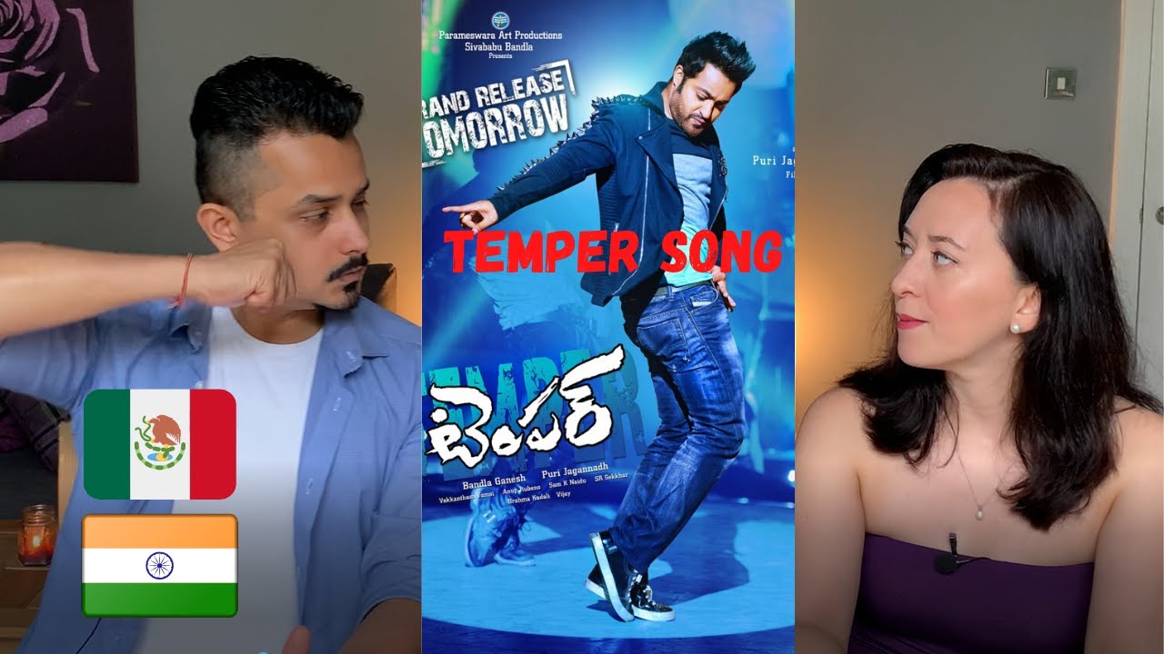 MEXICAN GIRL Reaction | Temper Title Full Video Song | Jr. NTR