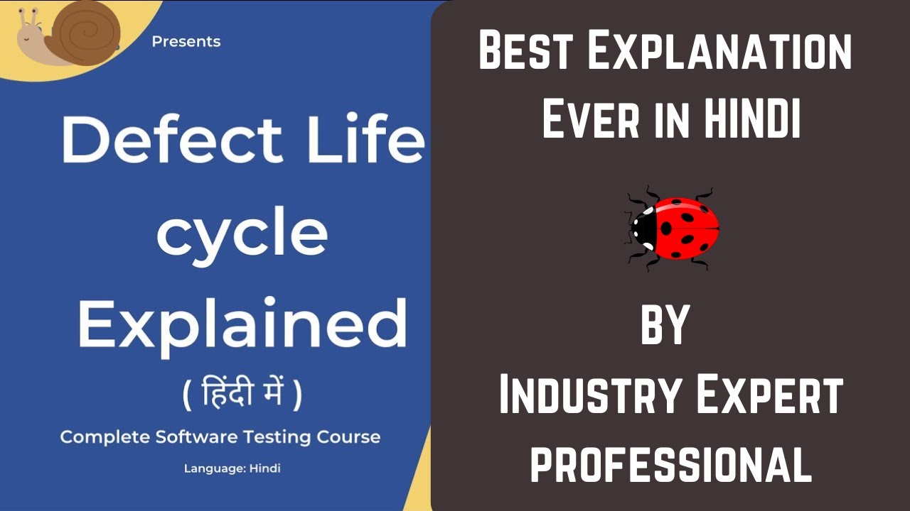 Defect life cycle | Bug life cycle  in hindi user in real project in top It companies.