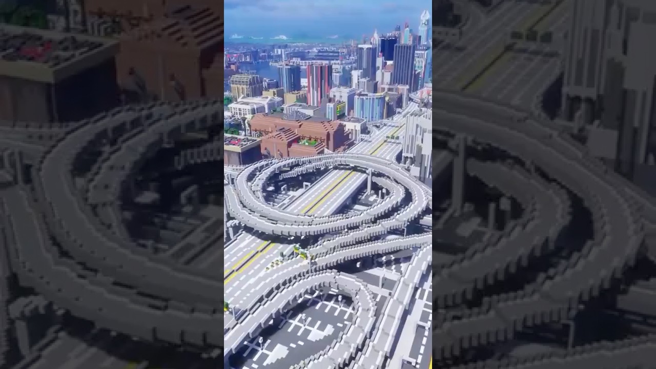 This is the BIGGEST City in Minecraft #shorts