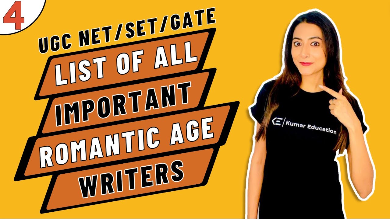 Do Not MISS These Writers/NET/SET/GATE #englishliterature #romanticage
