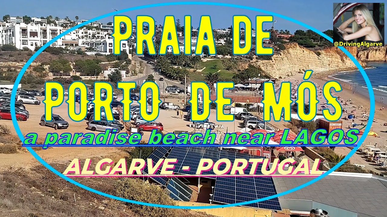 PRAIA DE PORTO DE MÓS - LAGOS (Algarve Portugal) a paradise beach so close to the city 10/2023 HD