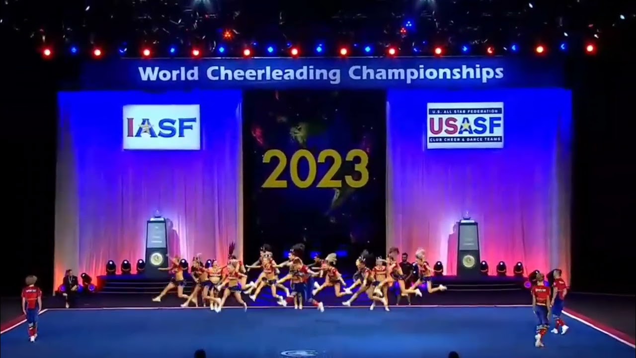 Famous Superstars Gold at Cheerleading Worlds Finals 2023