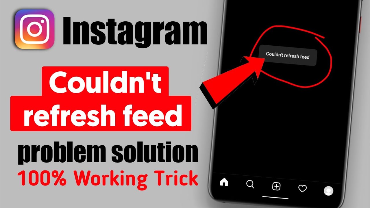 How to fix instagram couldn't refresh feed problem | couldn't refresh feed instagram kaise thik kare