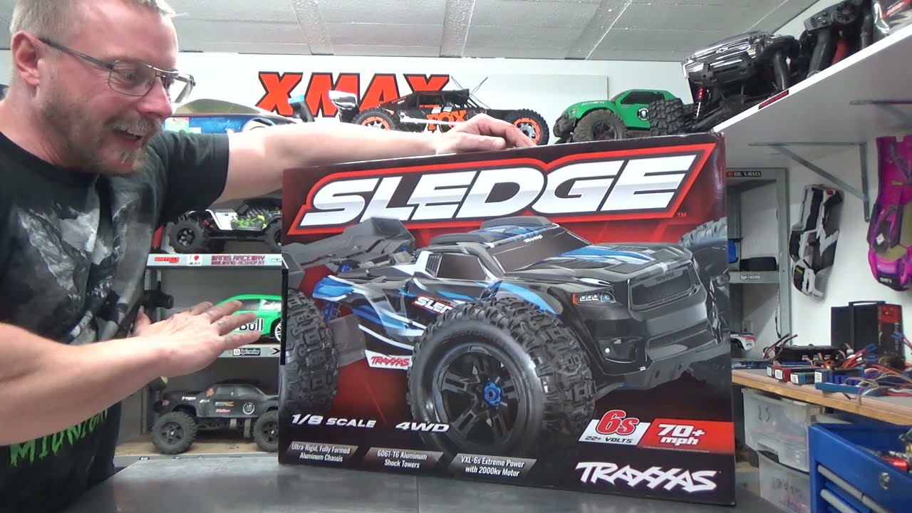 UNBOXING ET ACCES MECA , LE TRAXXAS SLEDGE EN PROFONDEUR AVEC PROJOS HIGH TECH