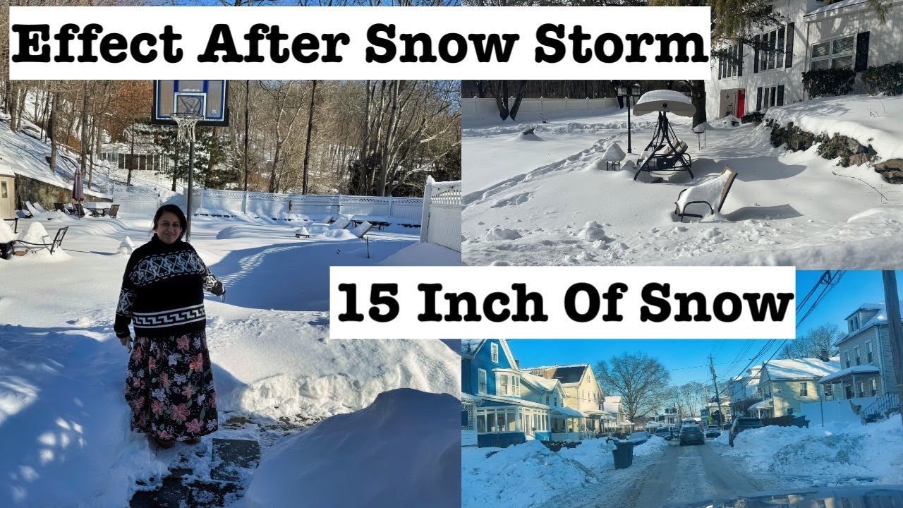 15 Inch Of SNOW 😥 This Is Crazy !!! |  Resetting Life After Snow Storm | Simple Living Wise Thinking