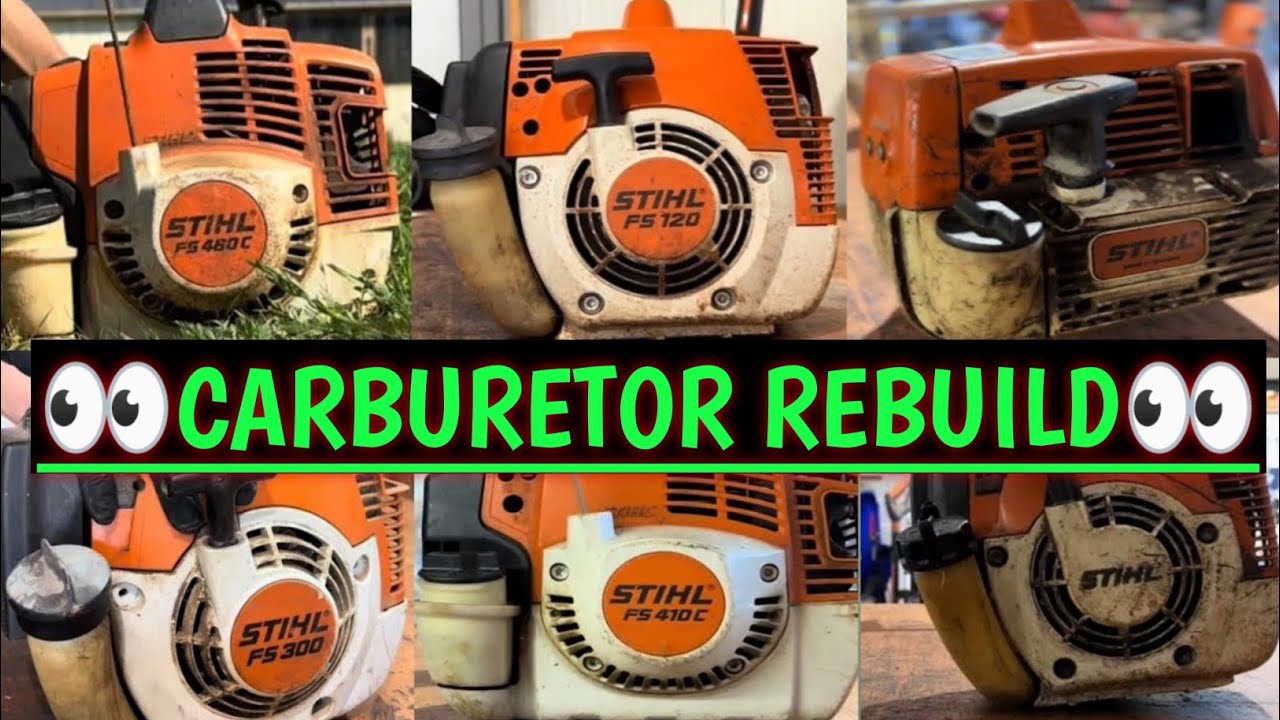 Don't Buy New! Rebuild Your Stihl Trimmer Carburetor FS460 FS410 FS350 FS300 FS120 FS400 FS100 FS56