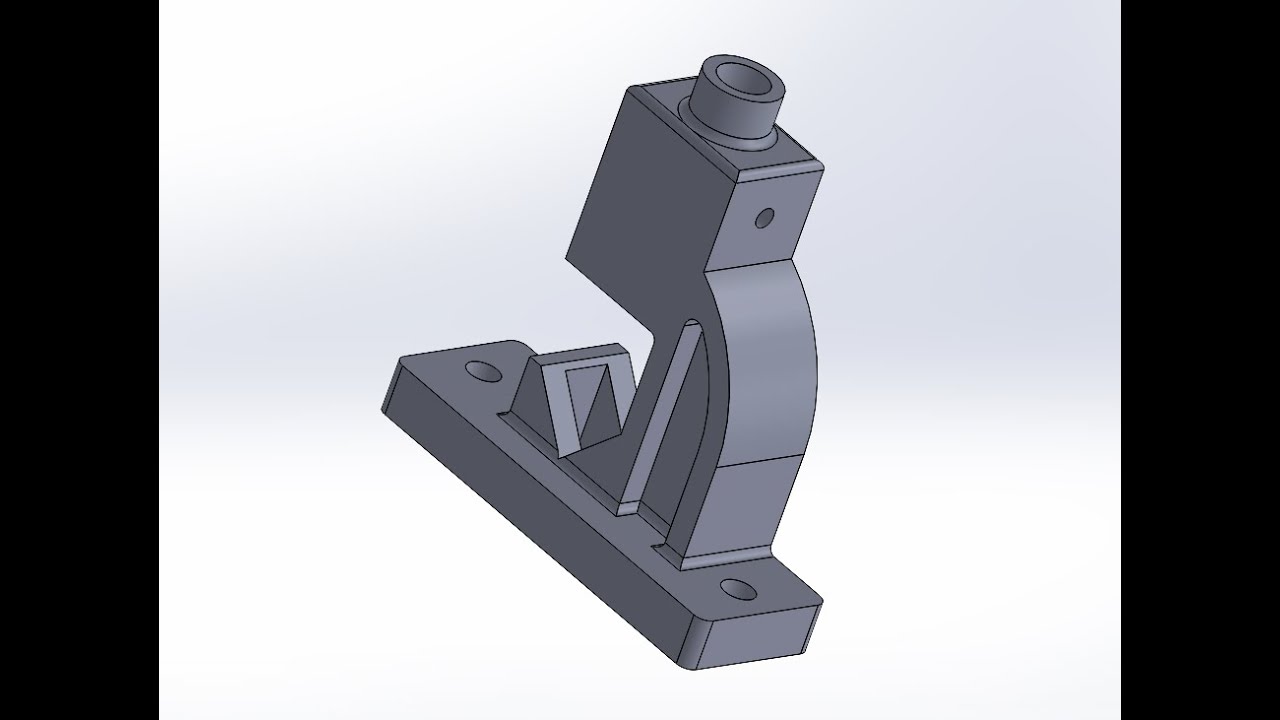 Pipe Vice Base Modeling Tutorial | SolidWorks Step-by-Step