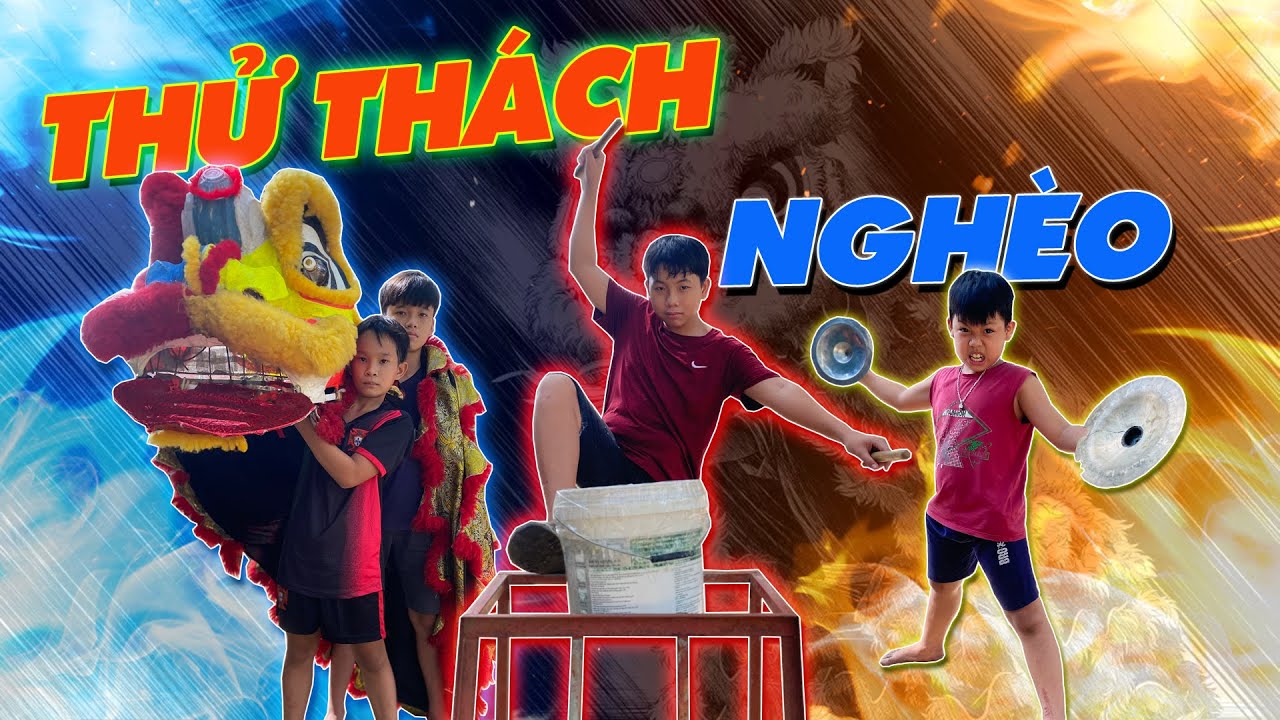 Bình Minh | Thử Thách Làm Đội Lân Nhà Nghèo - Múa Lân Giải Trí